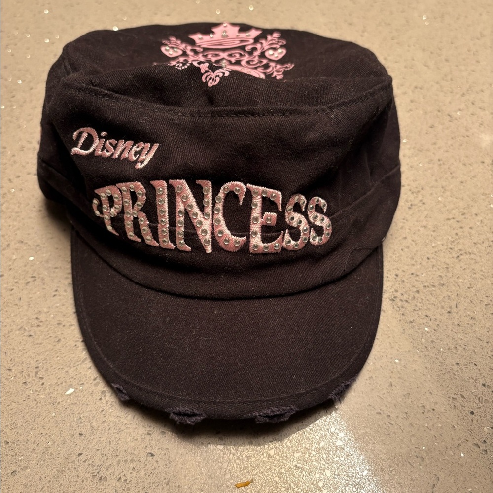 Disney Princess Black Hat with Pink Details